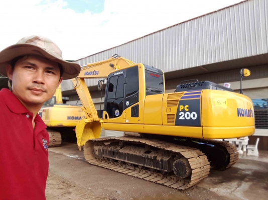 ขายรถแบคโฮ KOMATSU PC200-8MO ใช้งาน 9 พันชั่วโมง สภาพพร้อมใช้ ราคาไม่แรง