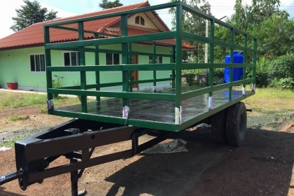 ขายเทรนเลอร์พ่วงรถไถ มีแบบดั้มและแบบไม่ดั้ม