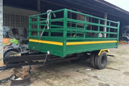 ขายเทรนเลอร์พ่วงรถไถ มีแบบดั้มและแบบไม่ดั้ม