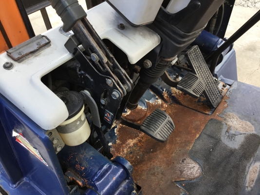 ขายรถโฟล์คลิฟท์มือสองนำเข้าจากประเทศญี่ปุ่นขนาดยกได้1ตันเสาสูง4.50เมตร