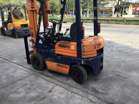 ขายรถโฟล์คลิฟท์มือสองนำเข้าจากประเทศญี่ปุ่นขนาดยกได้1ตันเสาสูง3เมตรเครื่องยนต์เบลซิล