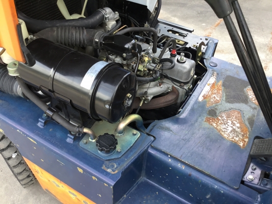 ขายรถโฟล์คลิฟท์มือสองนำเข้าจากประเทศญี่ปุ่นขนาดยกได้1ตันเสาสูง3เมตรเครื่องยนต์เบลซิล