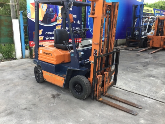 ขายรถโฟล์คลิฟท์มือสองนำเข้าจากประเทศญี่ปุ่นขนาดยกได้1ตันเสาสูง3เมตรเครื่องยนต์เบลซิล