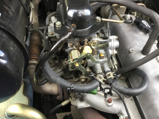 ขายรถโฟล์คลิฟท์มือสองนำเข้าจากประเทศญี่ปุ่นขนาดยกได้1ตันเสาสูง3เมตรเครื่องยนต์เบลซิล