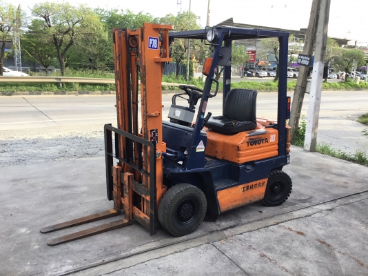 ขายรถโฟล์คลิฟท์มือสองนำเข้าจากประเทศญี่ปุ่นขนาดยกได้1ตันเสาสูง3เมตรเครื่องยนต์เบลซิล