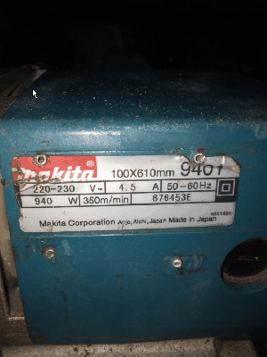 เครื่องขัดกระดาษทราบ 3นิ้ว Makita รุ่น 9401