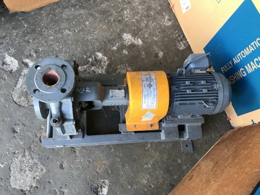 ขายปั้มน้ำหอยโข่ง Ebara ขนาดเข้า 2.5นิ้ว ออก 2นิ้ว ใบพัดทองเหลือง พร้อมมอเตอร์ Hitachi 3HP. สภาพสวยมาก พร้อมใช้งาน