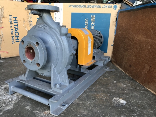 ขายปั้มน้ำหอยโข่ง Ebara ขนาดเข้า 2.5นิ้ว ออก 2นิ้ว ใบพัดทองเหลือง พร้อมมอเตอร์ Hitachi 3HP. สภาพสวยมาก พร้อมใช้งาน