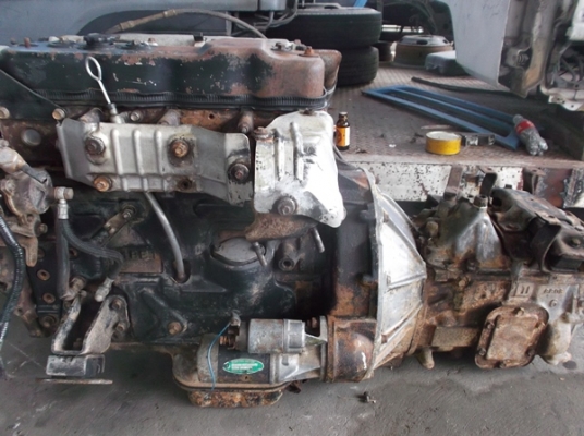 ขายเครื่องยนต์ ISUZU 4BE1  110แรงพร้อมเกียร์  เครื่องติดได้ดี  มีเลขเครื่อง