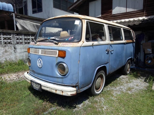 ขายรถโฟร์คตู้แตงโม ไฟเลี้ยวบน สีฟ้า-ขาว