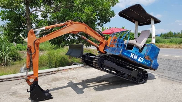 ขายด่วนรถแบคโฮKUBOTAคูโบต้าKH60เทียบเท่าPC30เครื่องคูโบต้า3สูบดีปั่มแรงรถนอกเพิ่งนำเข้ามาใหม่ยังไม่เคยใช้งานในเมืองไทยเลย