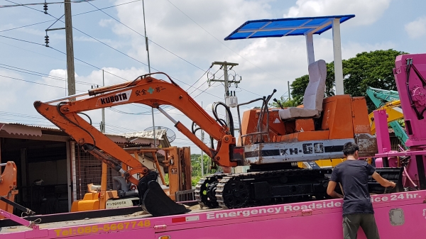 ขายด่วนรถแบคโฮKUBOTAคูโบต้าKH60เทียบเท่าPC30เครื่องคูโบต้า3สูบดีปั่มแรงรถนอกเพิ่งนำเข้ามาใหม่ยังไม่เคยใช้งานในเมืองไทยเลย