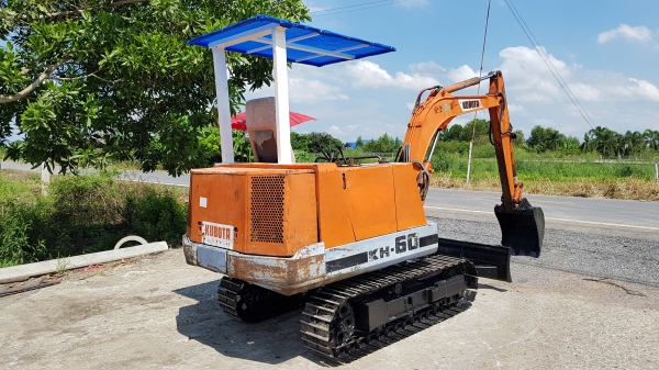 ขายด่วนรถแบคโฮKUBOTAคูโบต้าKH60เทียบเท่าPC30เครื่องคูโบต้า3สูบดีปั่มแรงรถนอกเพิ่งนำเข้ามาใหม่ยังไม่เคยใช้งานในเมืองไทยเลย
