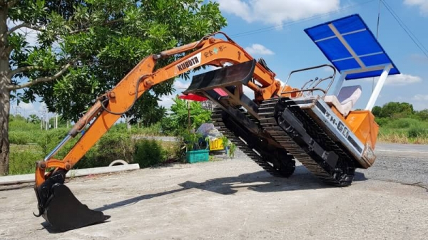 ขายด่วนรถแบคโฮKUBOTAคูโบต้าKH60เทียบเท่าPC30เครื่องคูโบต้า3สูบดีปั่มแรงรถนอกเพิ่งนำเข้ามาใหม่ยังไม่เคยใช้งานในเมืองไทยเลย