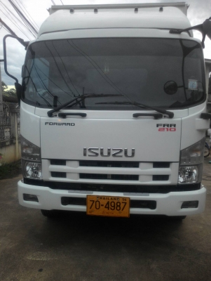 ขาย หกล้อตู้แห้ง isuzu frr ปี 54 190 แรงม้า