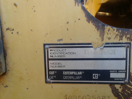 ขายรถตัก CAT 966F2