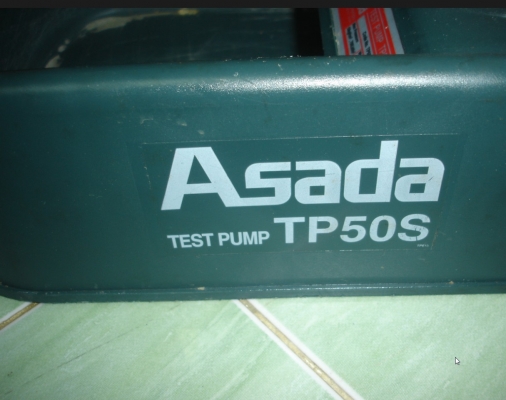 ขายเครื่องทดสอบรอยรั่ว Test pump ASADA รุ่น TP50S พร้อมใช้งานครับ ขายเครื่องทดสอบรอยรั่ว Test pump ASADA รุ่น TP50S พร้อมใช้งานครับ