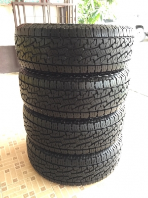 ยาง All Nexen 265 70 16 ปี16 ดอกเต็ม ไม่มีปะ เนื้อนิ่มๆ ใช้มาอาทิตย์เดียว ราคาไม่แพง ยาง All Nexen 265 70 16 ปี16 ดอกเต็ม ไม่มีปะ เนื้อนิ่มๆ ใช้มาอาทิตย์เดียว ราคาไม่แพง