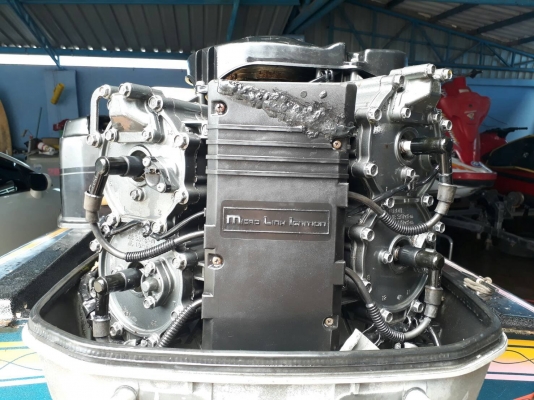 Suzuki DT90 หางยาว26นิ้ว 2จังหวะ ทริมไฟฟ้า ทริมใน
