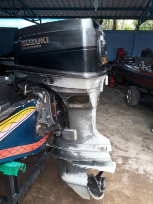 Suzuki DT90 หางยาว26นิ้ว 2จังหวะ ทริมไฟฟ้า ทริมใน Suzuki DT90 หางยาว26นิ้ว 2จังหวะ ทริมไฟฟ้า ทริมใน