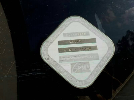 ขาย 575,000 บาท KOBELCO SK200 MARK 5 ธรรมดา เครื่องดี ปั้มแรง โช่หนา เอวแน่น ไฟฟ้าครบ แอร์มี เล่มทะเบียน  รถอยู่ จ.สุรินทร์  090-772-3710 090-772-3708