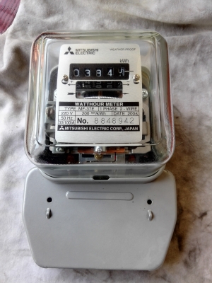 มิเตอร์ไฟฟ้า 2เฟส Mitsubishi ขนาด 30(100)