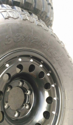 ล้อแท้สวยๆพร้อมยางใหม่ๆ 33x12.5 R 15