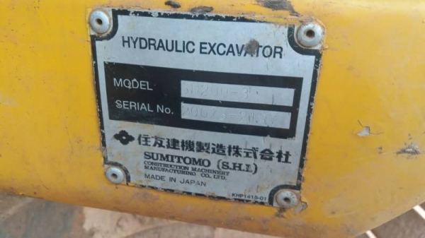 ขาย 795,000 SUMITOMO SH 200-3 เครื่องดี ปั้มดี เอวแน่น ช่วงล่างดี เอกสารเล่มทะเบียน รถอยู่ บุรีรัมย์ 090-772-3710 090-772-3708