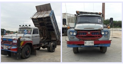 รถบรรทุกดัมพ์หัวยาว ขายรวม 2 คัน
