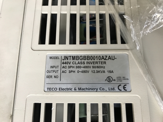 ขาย Inverter Teco 15HP. 380V สภาพสวยเดิมๆตัดจากตู้ พร้อมใช้งาน