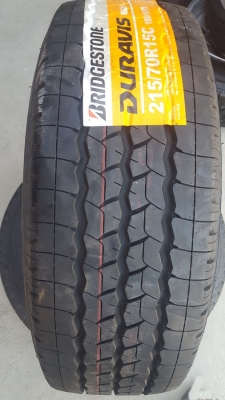 ขายล้อกะทะผ่าใหม่ขอบ15 พร้อมยางใหม่215/70/15 2 ล้อ