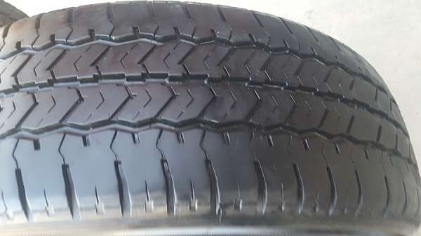 ขายล้อกะทะผ่าใหม่ขอบ15 พร้อมยาง\%XCD225/75/15 2 ล้อ