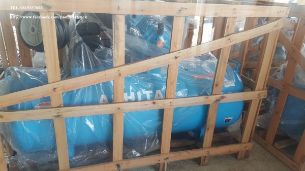 สินค้าใหม่แกะกล่อง*เครื่องปั๊มลม ASHITA :V2065-300  ขนาด300ลิตร ,2 สูบ ,3HPแรง, 220V. (สามารถใช้กับไฟบ้านได้) ราคาเพียง 24,000 บาท สนใจติดต่อ 0819337688