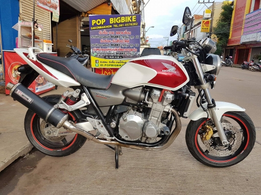 ขายแลกเทิร์นคับ HONDA CB1300 ปี2005 หัวฉีด กุญแจชิฟ สีสวย ท่อแต่งสแตนเลสทั้งเส้น แฮนด์บาร์ กันล้ม อิ