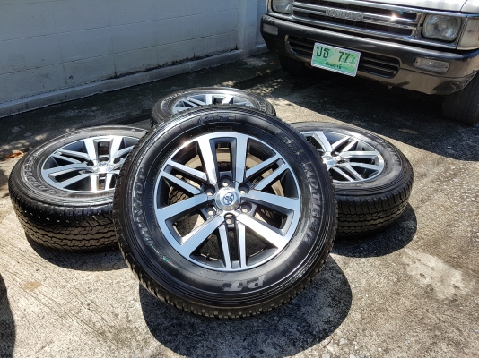 ล้อ all new fortuner ขอบ 18 พร้อมยางปี16