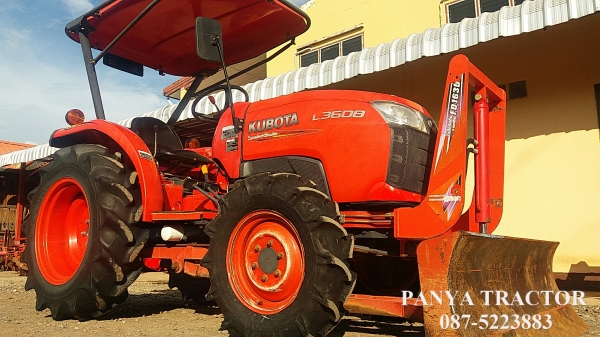 รถเข้าใหม่#ปัญญาแทรคเตอร์..จัดมาให้ครับ ด่วน 290,000 บาท.คูโบต้าL3608 ใบมีดคานล่างFD163 พร้อม ผานพรวน6&times;22รถไร่ สภาพพร้อมใช้ จัดส่งอำเภอสวรรคโลกจังหวัดสุโขทัย