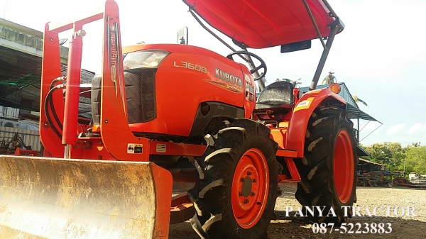 รถเข้าใหม่#ปัญญาแทรคเตอร์..จัดมาให้ครับ ด่วน 290,000 บาท.คูโบต้าL3608 ใบมีดคานล่างFD163 พร้อม ผานพรวน6&times;22รถไร่ สภาพพร้อมใช้ จัดส่งอำเภอสวรรคโลกจังหวัดสุโขทัย