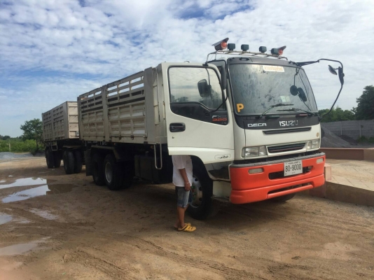 ขายรถบรรทุกพ่วงดั้มแม่ลูก ISUZU DEGA 320แรงปี51