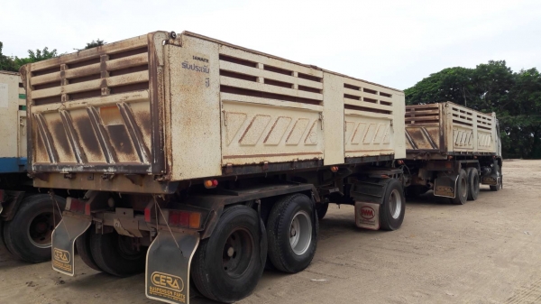 ขายด่วน รถสิบล้อดั้มพ่วงแม่-ลูก HINO 380 สภาพเดิมๆ ดีมาก พร้อมใช้งาน เอกสารพร้อม