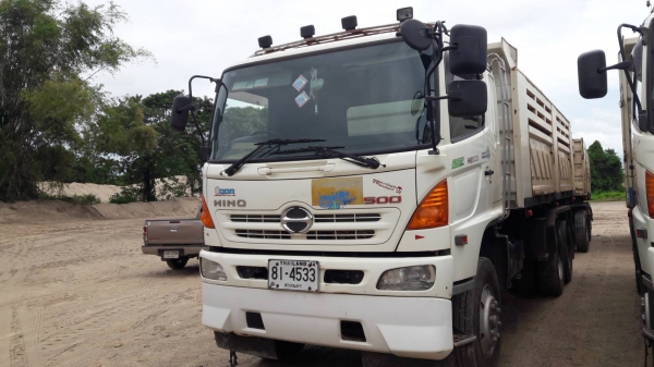 ขายด่วน รถสิบล้อดั้มพ่วงแม่-ลูก HINO 380 สภาพเดิมๆ ดีมาก พร้อมใช้งาน เอกสารพร้อม