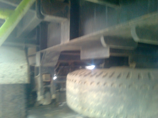 ลูกพ่วง 3 เพลาแท้ ยาว 6.80 เมตร กระบะอลูมิเนียม ปี 50