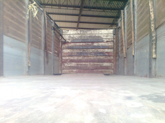 ลูกพ่วง 3 เพลาแท้ ยาว 6.80 เมตร กระบะอลูมิเนียม ปี 50