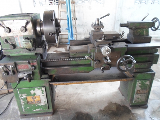 แท่นกลึง 5 ฟุต 2 เพลา เกียร์บล็อก ชินเย่  59,000 ด่วน !!!