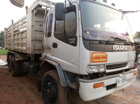 ขายด่วน ISUZU DECA270สองเพลาดั้มปี2546 มีระบบลำโพงลากลูกสภาพพร้อมใช้งานรีโทร 0801515451 0811838154