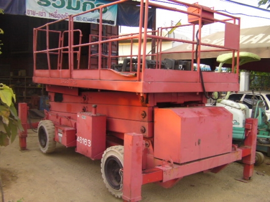 รถกระเช้าAichi-sy091เครื่องยนต์ดีเซล2สูบแบบขากรรไกรสูง9เมตรik8k170,000 ตอดต่อคุณธร0818744840
