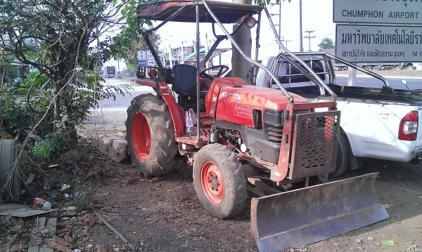 ขาย KUBOTA L3408 ดันหน้า + ตัดหญ้า (ชุมพร)