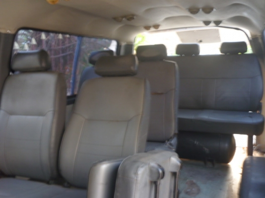 รถตู้hiace ตาหวาน เครือ่ง 1G auto LPG พวงมาลัยเพาเวอร์