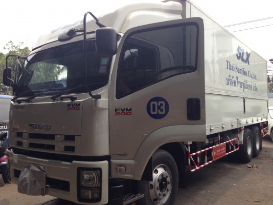 ขาย 10 ล้อ อีซูซุ 240 ปี 53 ตู้เปิดปีกยาว 7.80 เมตร