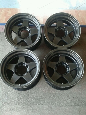 ขายตะขาบ 35R16 + ล้อ Breadley (Lenso) 16 x 8 -25