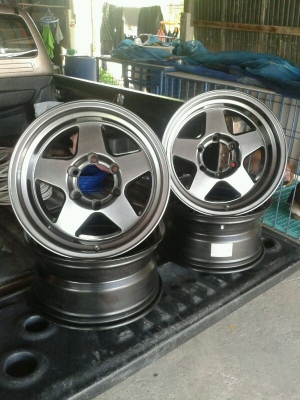 ขายตะขาบ 35R16 + ล้อ Breadley (Lenso) 16 x 8 -25